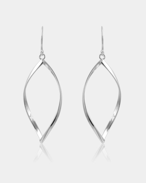 Nephele Minimal Twisted Earrings