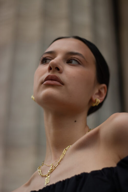 Combination of Le Minimal Jewelry in Gold Vermeil