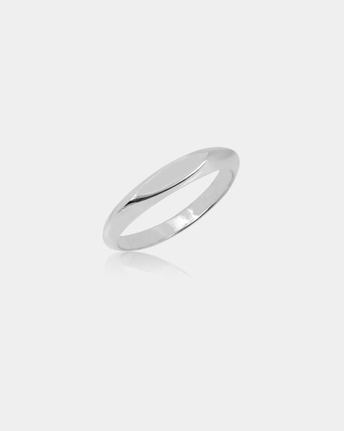 Lia Flat Band Ring made from sterling silver 925 or white gold k14