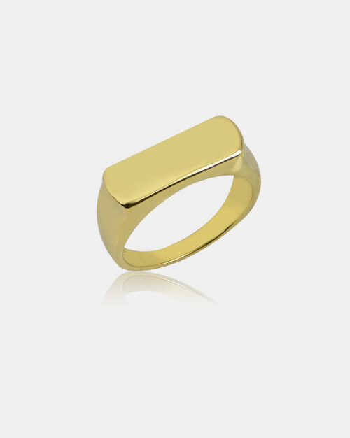 Flatty Ring Gold Vermeil