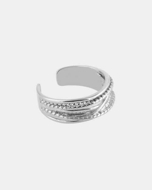 Twisted Ropes Ring made from sterling silver 925