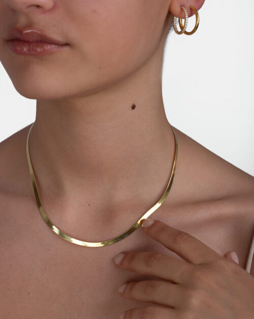 Serpent 3.8mm chain Gold Vermeil