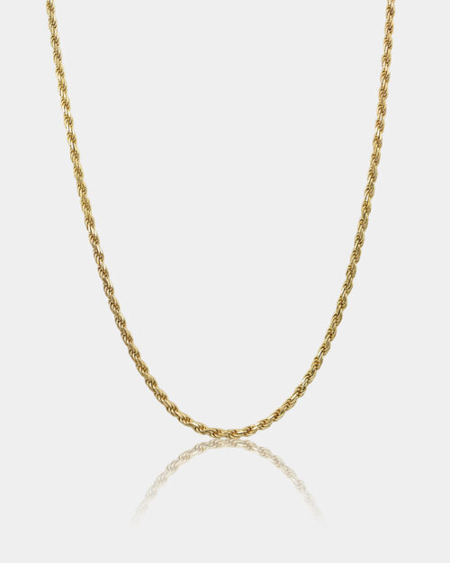 Rope Chain Gold Vermeil made from sterling silver 925