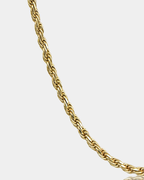 Rope Chain Gold Vermeil made from sterling silver 925