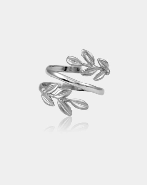 Ovate Leaves Ring