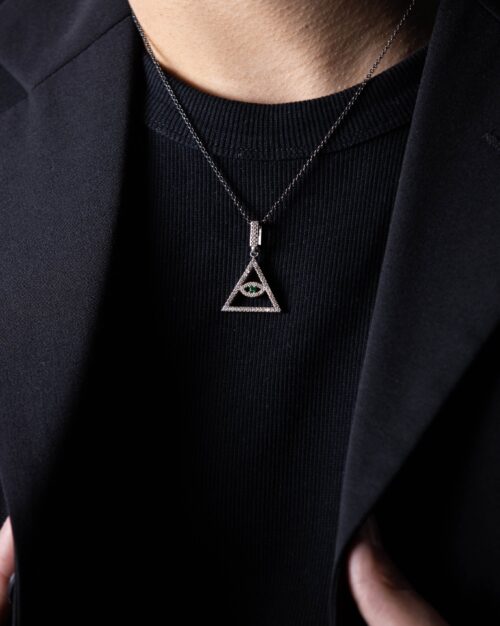 New Order's Pyramid Eye Necklace