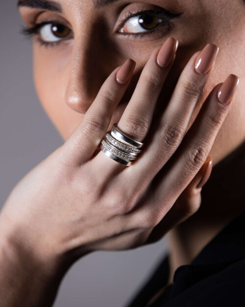 Vellar Spinner | Eternity Duo Ring