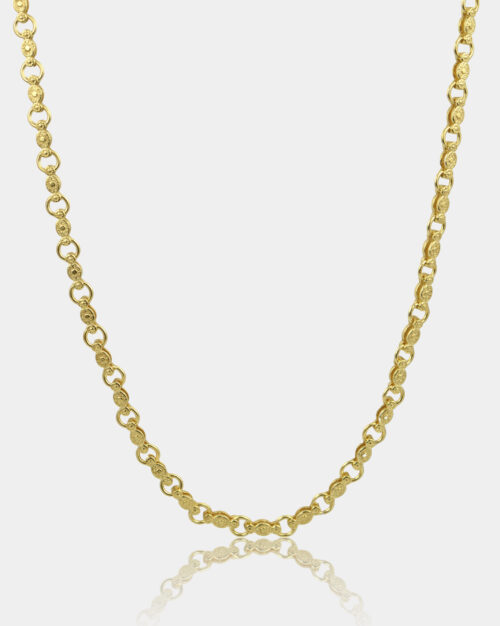 Byzantine Filigree Chain A' Gold Vermeil