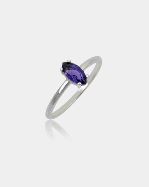 Amethyst Navette Band