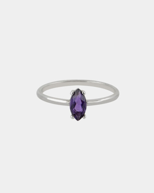 Amethyst Navette Band