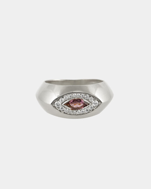 Dian Eye Pink Tourmaline Ring