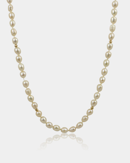 Pearls Baroque Necklace Gold