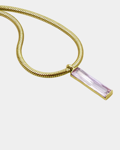 Virna Light Amethyst Necklace Gold Vermeil